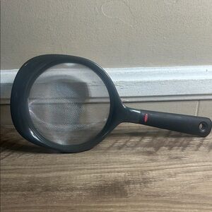 OXO 8" Strainer: Stainless Steel Fine Mesh, Non-Slip Grip, Dishwasher-Safe